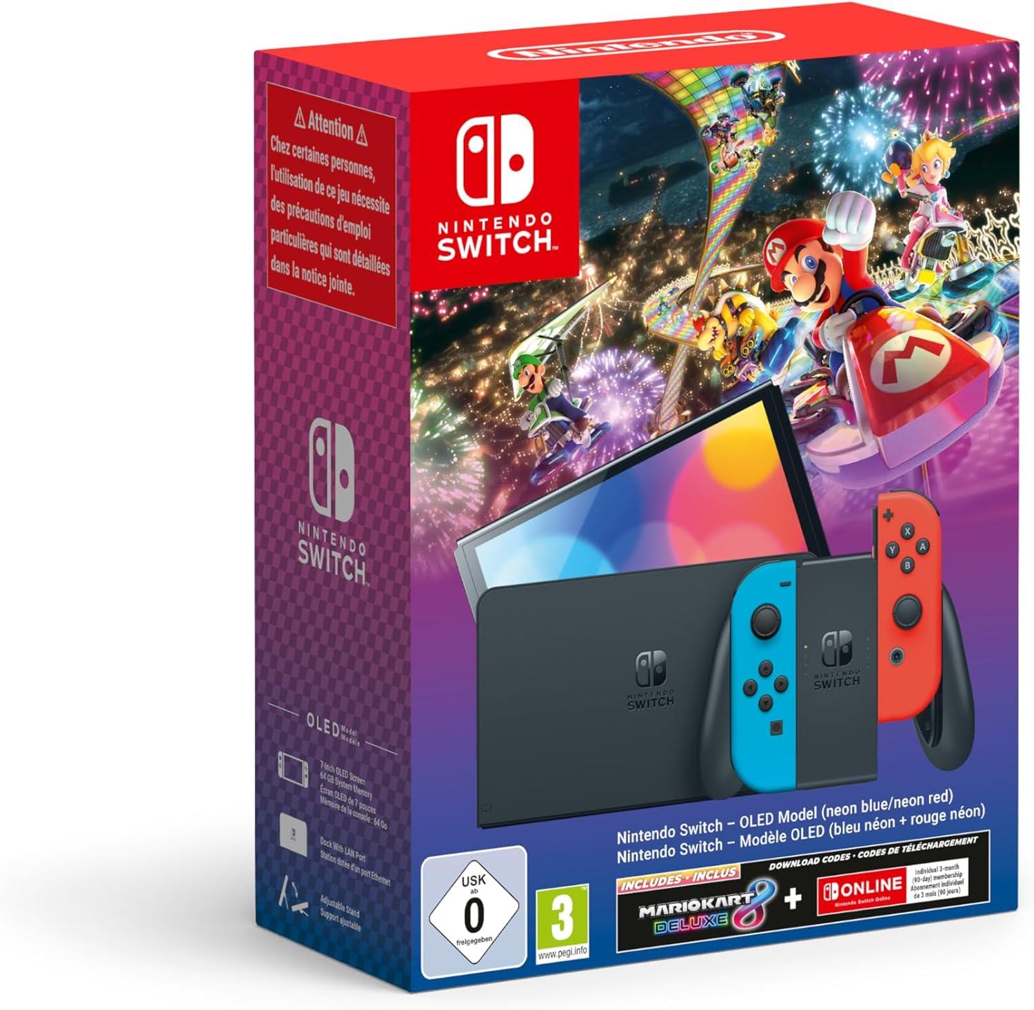 NINTENDO CONSOLE NINTENDO SWITCH OLED MARIO KART 8 DELUXE 3M NSO
